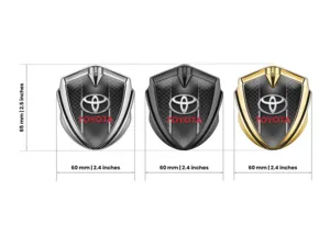 Toyota Custom Fender Badge Luxury Design Alloy Emblem